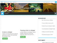 Tablet Screenshot of emptyrucksack.com